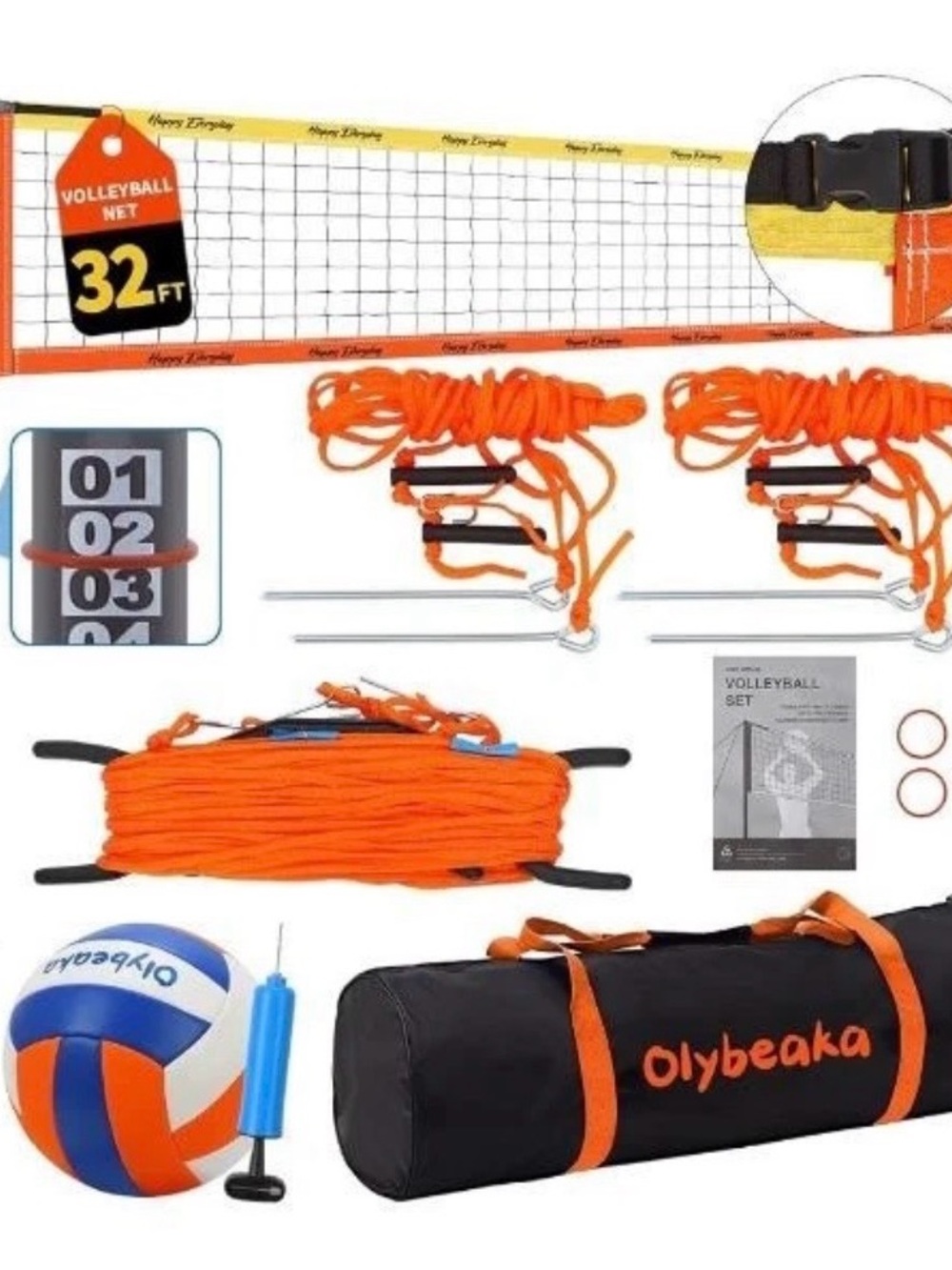 32 Foot Volleyball Set